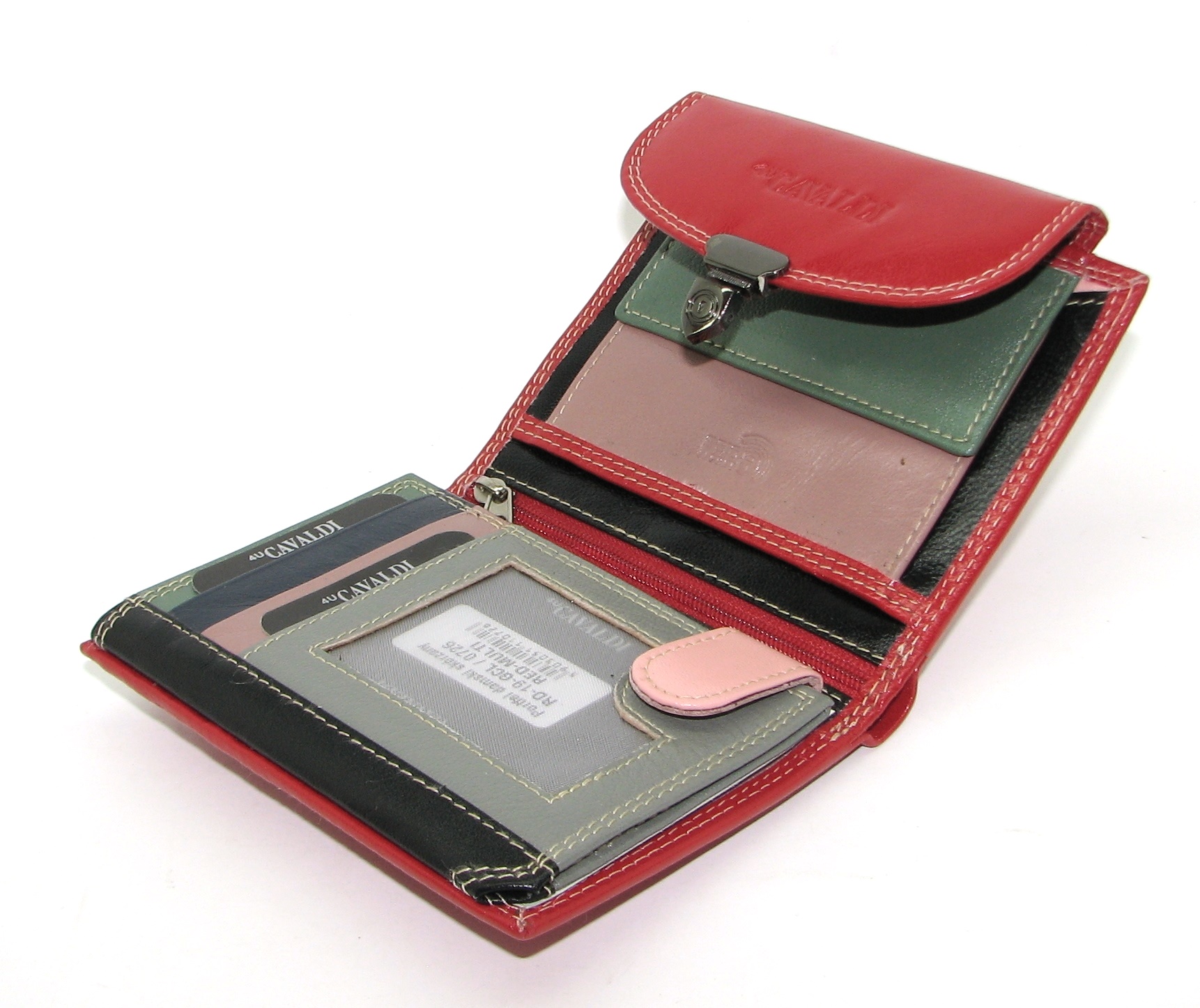 Кошелек женский Cavaldi RD-19-GCL RED-Multi Кошелек женский Cavaldi RD-19-GCL RED-Multi